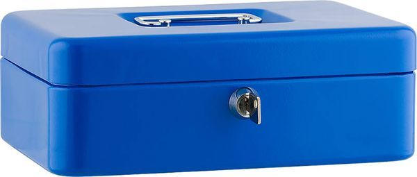 SAX Geldkassette ”L” 25 x 18 x 9 cm blau