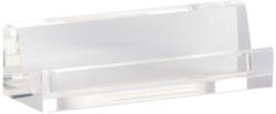 Visitenkartenhalter transparent