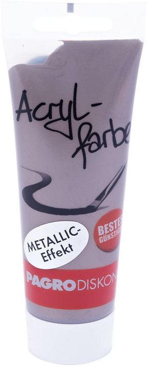 PAGRO Acryl-Farbe 100 ml metallic schlamm