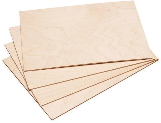 PEBARO Laubsägesperrholz 4 Platten
