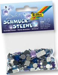 FOLIA Schmucksteine ”Moonlight” 550 Stück