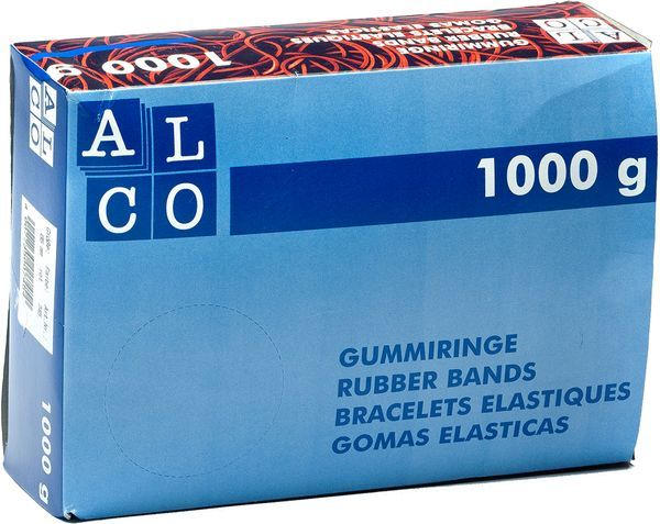 ALCO Gummiringe Ø 85 mm 1 kg rot