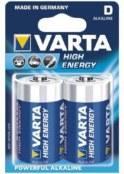 VARTA High Energy Mono D Batterie, 2 Stück