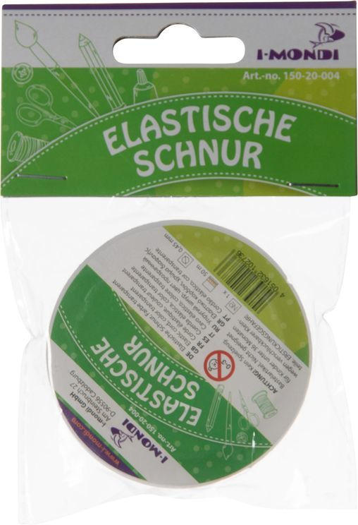 I-MONDI Elastische Schnur 50m transparent