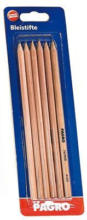 PAGRO DISKONT PAGRO Bleistifte verschiedene Härtegrade 6 Stück braun
