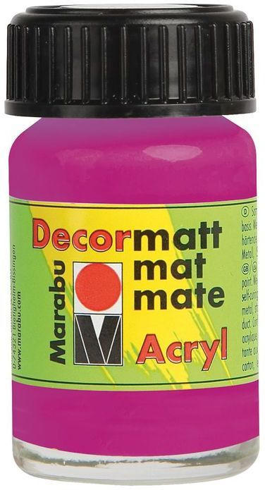 MARABU Acrylfarbe ”Decormatt Acryl” 15 ml magenta