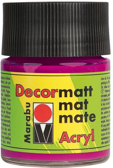 MARABU Acrylfarbe ”Decormatt Acryl” 50 ml magenta