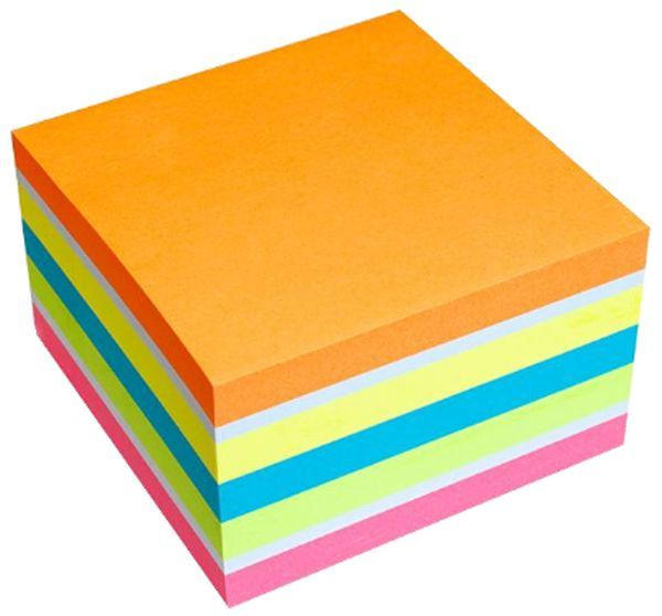 INFO Haftnotizwürfel 75 x 75 mm 450 Blatt bunt