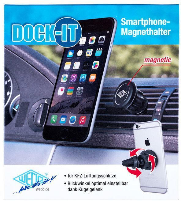 WEDO Smartphone Halter ”Dock-it” schwarz
