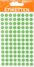 PAGRO DISKONT Etiketten ”Punkte” Ø 0,8 cm grün