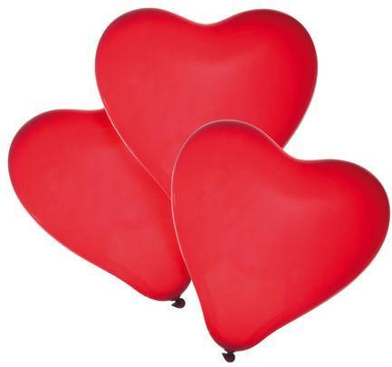 Luftballons ”Mini-Hearts” 50 Stück rot