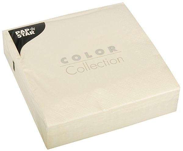 PAPSTAR Servietten ”Color Collection” 50 Stück 33 x 33 cm creme