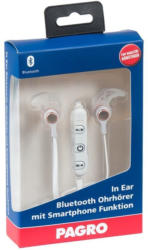 PAGRO In Ear Bluetooth Ohrhörer weiß