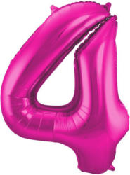 FOLAT Folienballon ”4” magenta