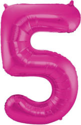 FOLAT Folienballon ”5” magenta