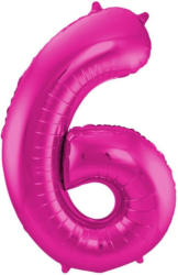 FOLAT Folienballon ”6” magenta