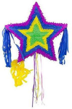 PAGRO DISKONT FOLAT Piñata ”Stern” 10 x 5 x 10 cm bunt