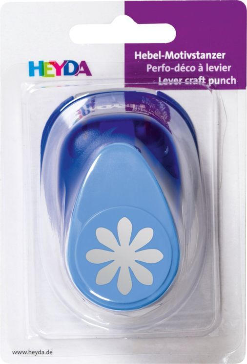 HEYDA Motivstanzer ”Blume” 25 x 25 mm