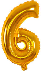 Folienballon ”6” gold