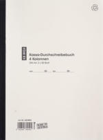 PAGRO DISKONT OMEGA DRUCK Kassabuch ”KB 8924” A4 2 x 50 Blatt 4-reihig