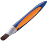 PAGRO DISKONT PELIKAN Haarpinsel ”Griffix” Gr. 10 mit Katzenzungenform orange/blau