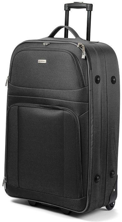 Softcase-Trolley ”Kreta” 61 cm mit 2 Rollen schwarz