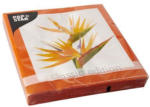 PAGRO DISKONT PAPSTAR Servietten ”Paradiesvogelblume” 20 Stück 33 x 33 cm orange