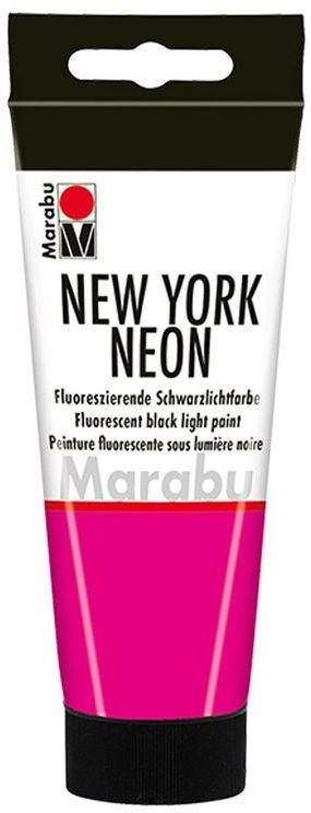 MARABU Schwarzlichtfarbe ”New York Neon” 100 ml neonpink