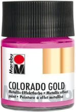 PAGRO DISKONT MARABU Metallic-Effektfarbe ”Colorado Gold” 50 ml rosa