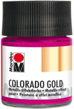 PAGRO DISKONT MARABU Metallic-Effektfarbe ”Colorado Gold” 50 ml magenta