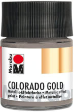 PAGRO DISKONT MARABU Metallic-Effektfarbe ”Colorado Gold” 50 ml anthrazit