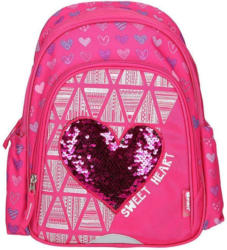 SPIRIT Kinderrucksack ”Herz” mit Pailletten pink