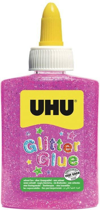 UHU Glitter Glue 90 g pink