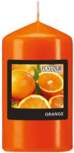 PAGRO DISKONT Stumpenkerze ”Orange” Ø 5,8 cm H: 11 cm orange