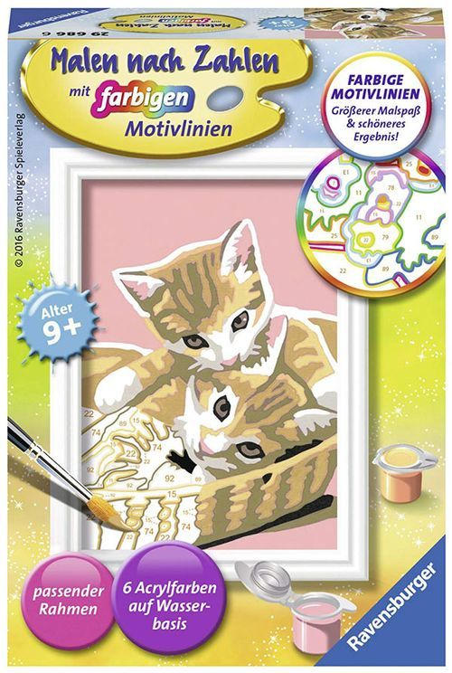 RAVENSBURGER Malen nach Zahlen ”Katzenbabys”