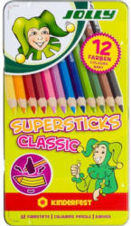 JOLLY Buntstifte ”Supersticks Classic” 12 Stück mehrere Farben