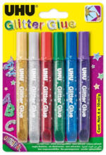 PAGRO DISKONT UHU Glitter Glue ”Original” 6 x 10ml