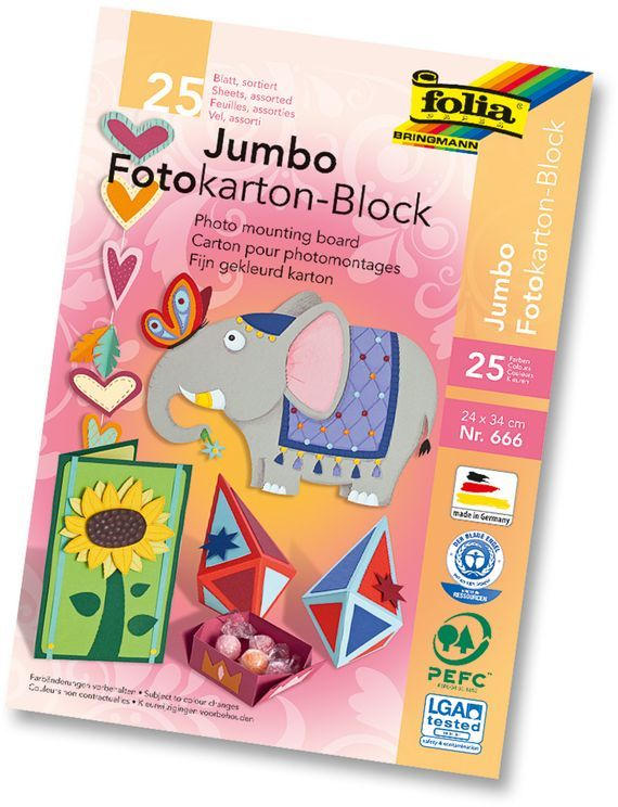 FOLIA Fotokarton ”Jumbo” 24 x 34 cm