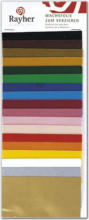 PAGRO DISKONT RAYHER Wachsfolien 10 x 5 cm 18 Stück mehrere Farben