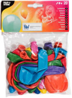 PAGRO DISKONT PAPSTAR Ballon 20 Stück verschiedene Formen und Farben