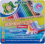 PAGRO DISKONT JOLLY Buntstift ”Supersticks Aqua” im Metalletui 24 Stück