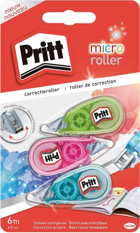 PRITT Mini-Korrekturroller ”Micro Rolly” 3 Stück