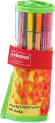 STABILO Fasermaler ”Pen 68 - Rollerset” 21 Stück mehrere Farben