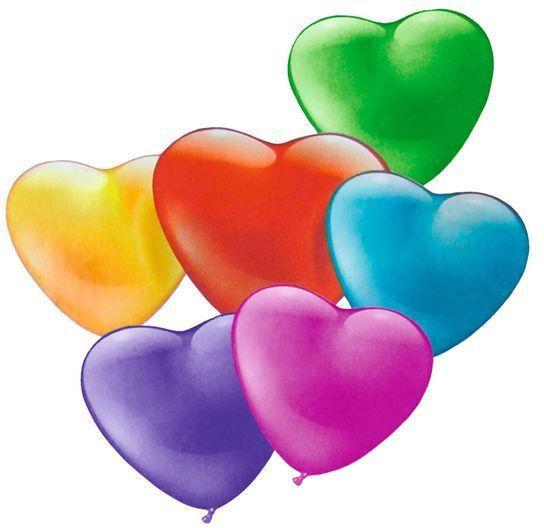 Luftballons ”Mini-Hearts” 20 Stück mehrere Farben