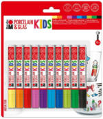 PAGRO DISKONT MARABU Kids ”Porzellan & Glas” Stifte-Set 10 Stück mehrere Farben