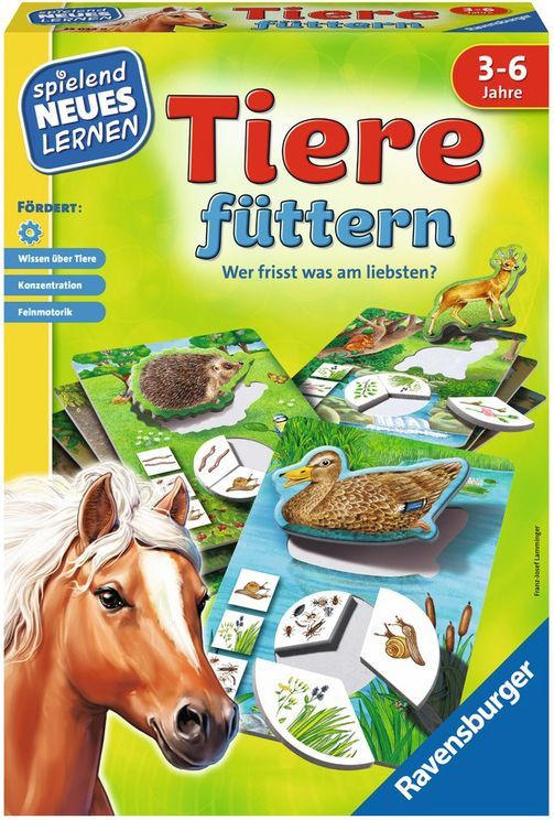 RAVENSBURGER Lernspiel ”Tiere füttern”