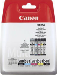 Canon Ink Multi Pack PGI-580|CLI-581 C|M|Y + Black Pigment + Photo Black