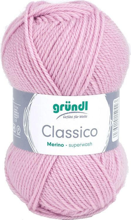 GRÜNDL Wolle ”Classico” 50g rose