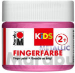 PAGRO DISKONT MARABU Kids Fingerfarbe 100 ml metallic-rosa