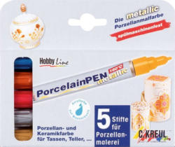 C.KREUL Porzellanmaler Metallic 5 Stück